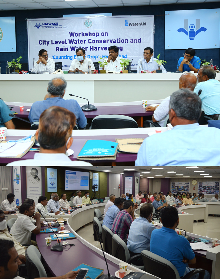 WORKSHOP ON WATER CONSERVATION IN HMWSSB - IT IS OUR RESPONSIBILITY TO USE WATER WISELY, M. DANA KISHORE, MD, HMWSSB ON 29.07.2022