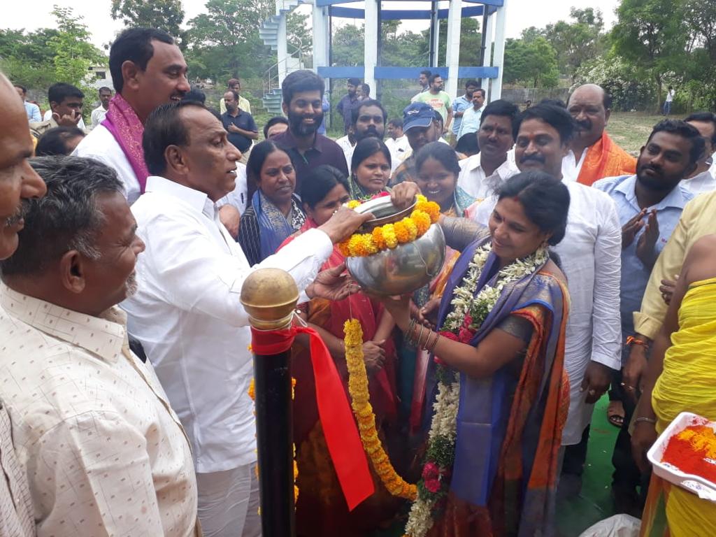 MINISTER CH.MALLAREDDY INAUGURATED THE ORR PHASE-2 PIPELINE WORK AT SHAMIRPET ON 05.05.2022